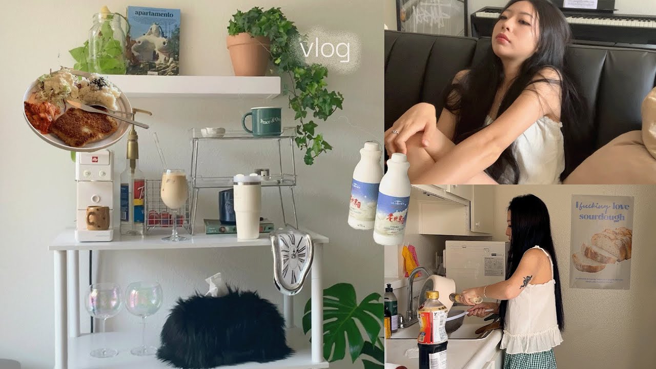 my first vlog 🍅  I making soba noodles, making turkish yogurt, filming content