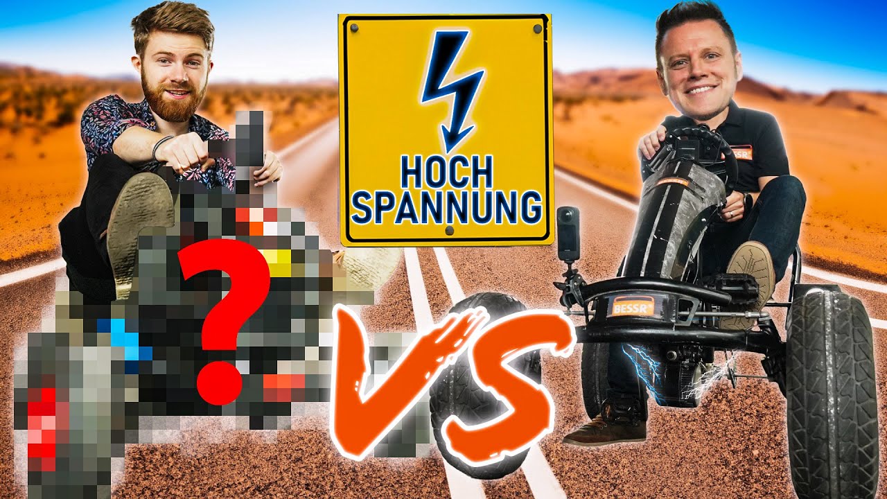 Wer macht das Rennen? Unser DIY E-Kettcar gegen @Tomary