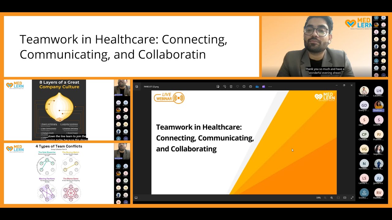 Teamwork in Healthcare: Connecting, Communicating, and Collaborating