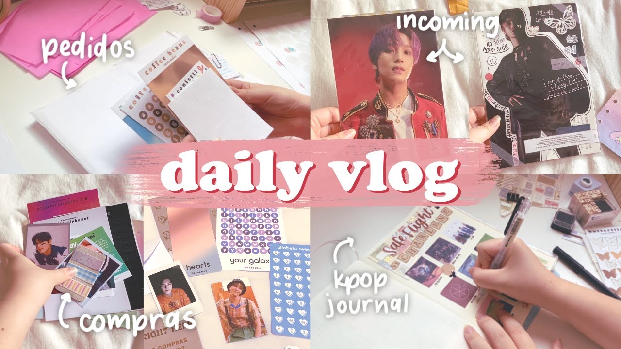 daily vlog: embalando pedidos, journaling, skincare, compras e recebidos | daniela kang