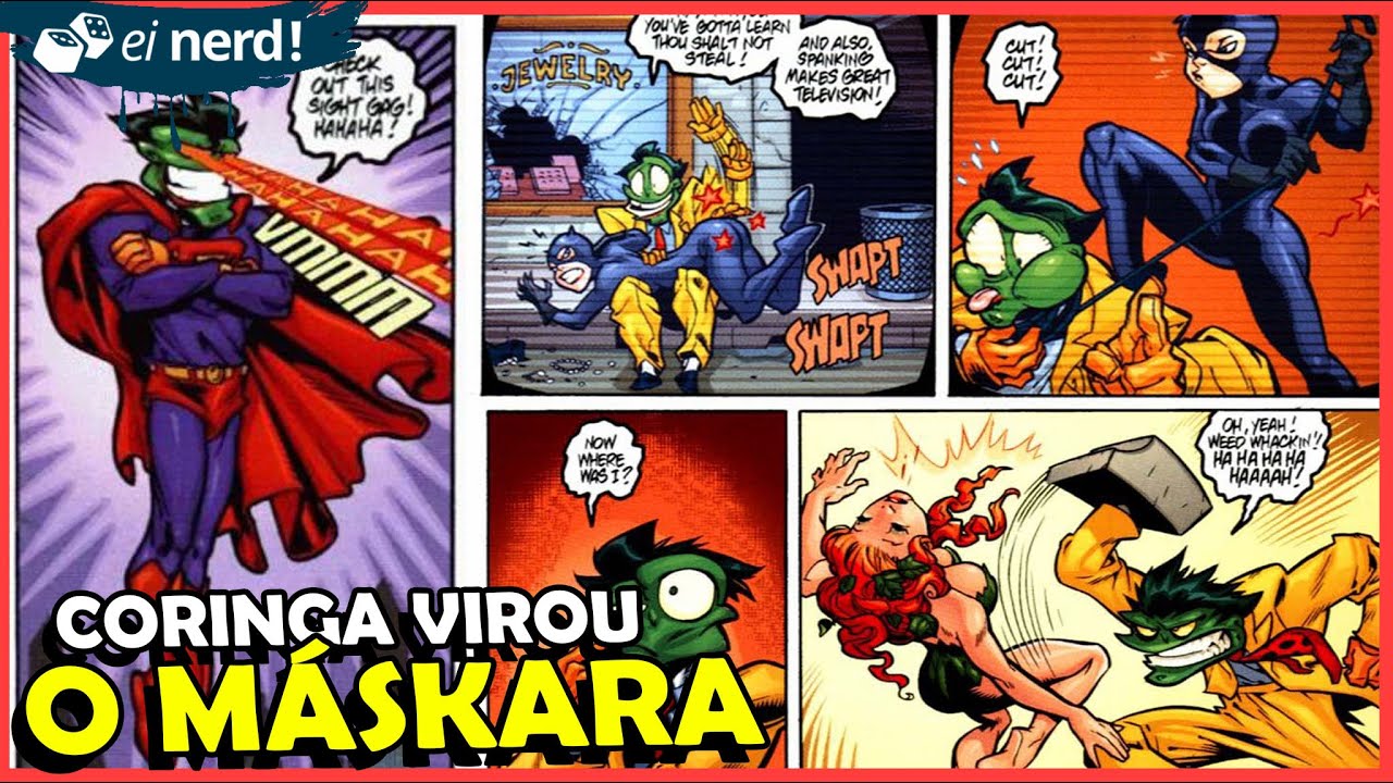CORINGA COLOCOU A MASCARA DO MÁSKARA: VEJA COMO FOI