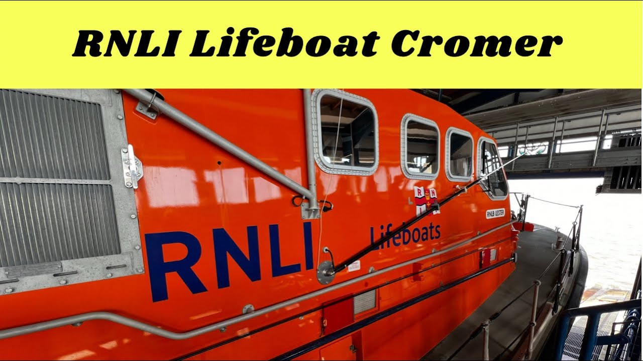 RNLI Cromer Lifeboat | Boat recovery back into base ramp