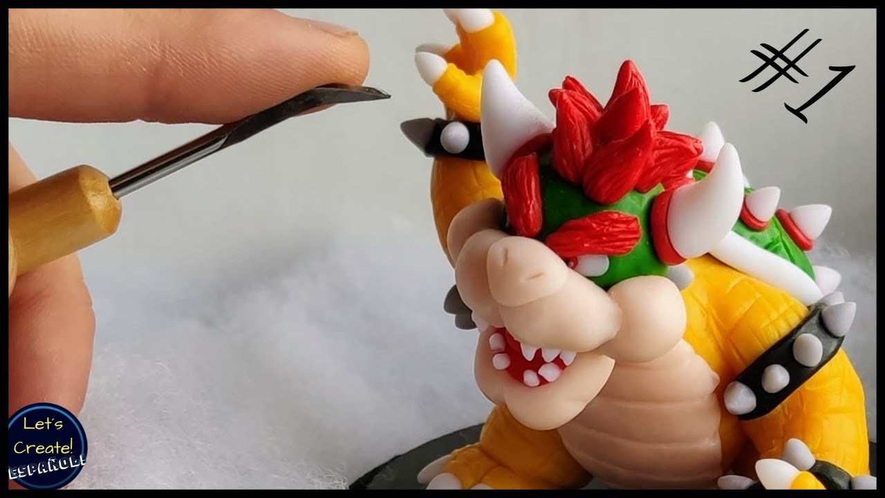 Como hacer a BOWSER [Paso a Paso] (PORCELANA FRIA/PLASTILINA) ~ SUPER SMASH BROS