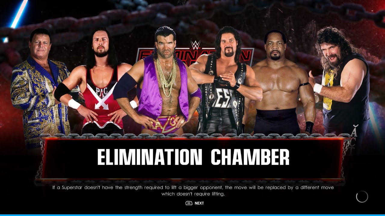 WWE 2K22 | LEGEND ELIMINATION CHAMBER MATCH