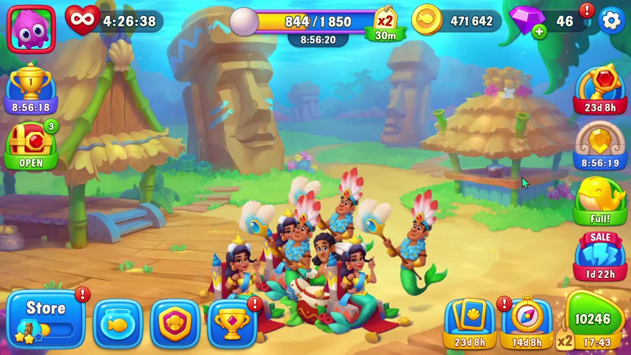 #fishdom   #Live #Streaming #Level 10197 -  10245#GameGo #Game # levels #10000