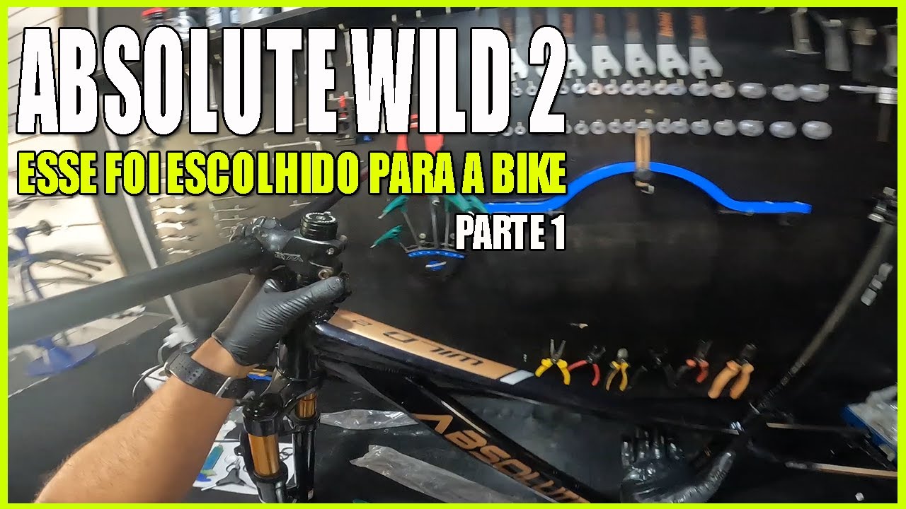 ANIMEI A MONTAR UMA NOVA BIKE PARA MIM E O ESCOLHIDO FOI O QUADRO ABSOLUTE WILD 2 (Parte 1)