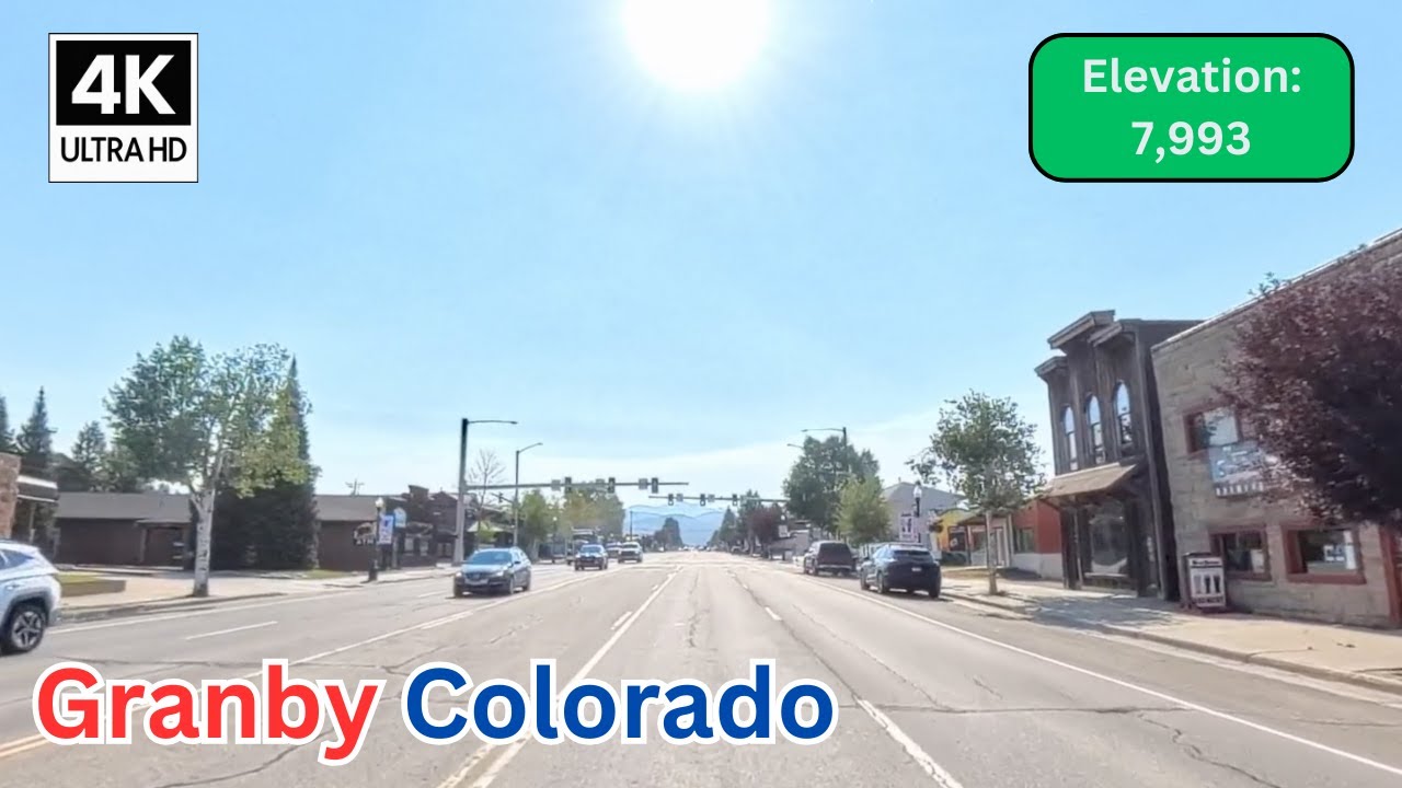 Driving Through Granby, Colorado 🚘 | Scenic Mountain Town Tour in 4K