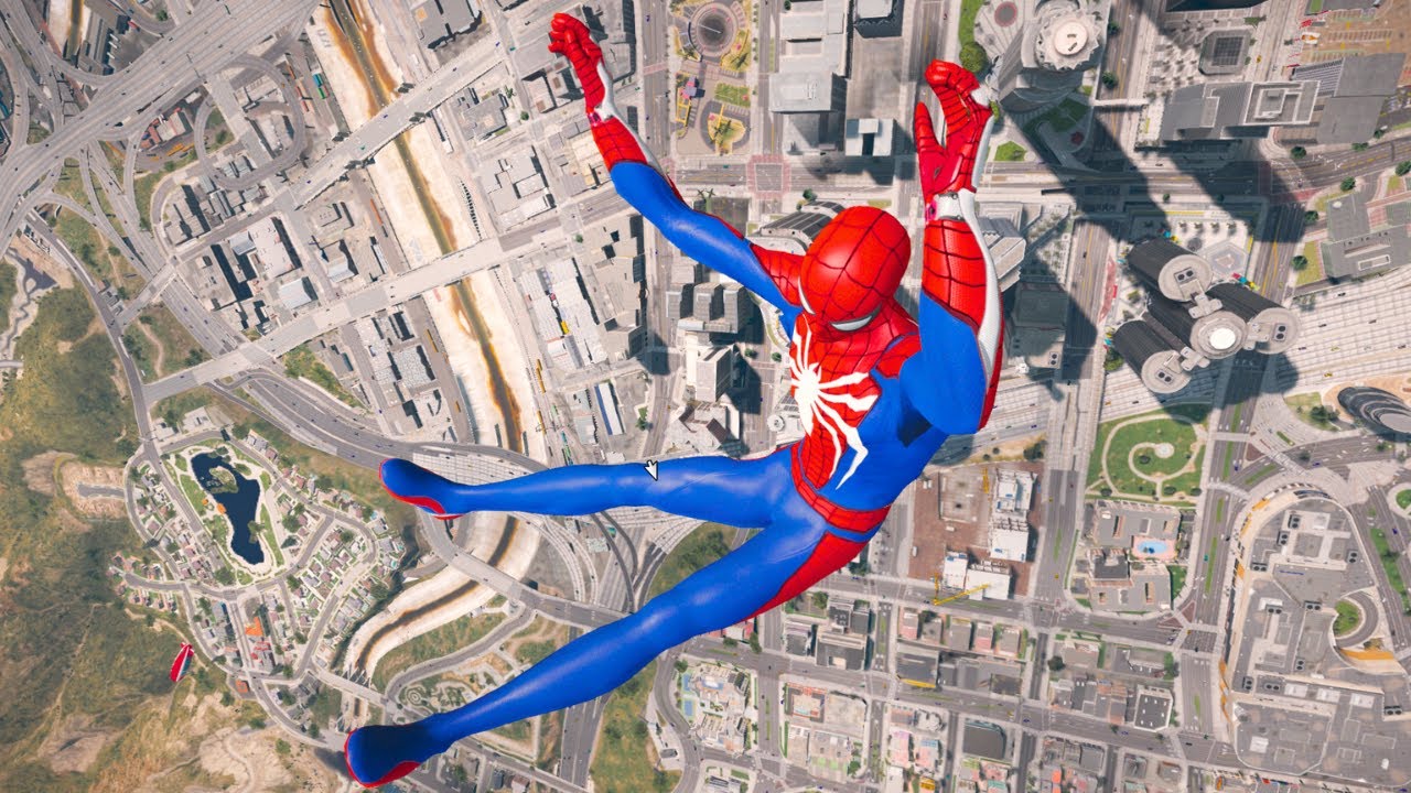 GTA 5 Spider-Man Ragdolls & Crazy Jumps/Fails | Euphoria Physics Funny Moments Compilation part #26