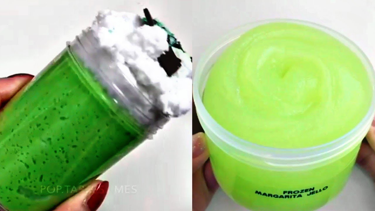 MOST AMAZING GREEN SLIME ON YOUTUBE-Satisfying ASMR Slime Video