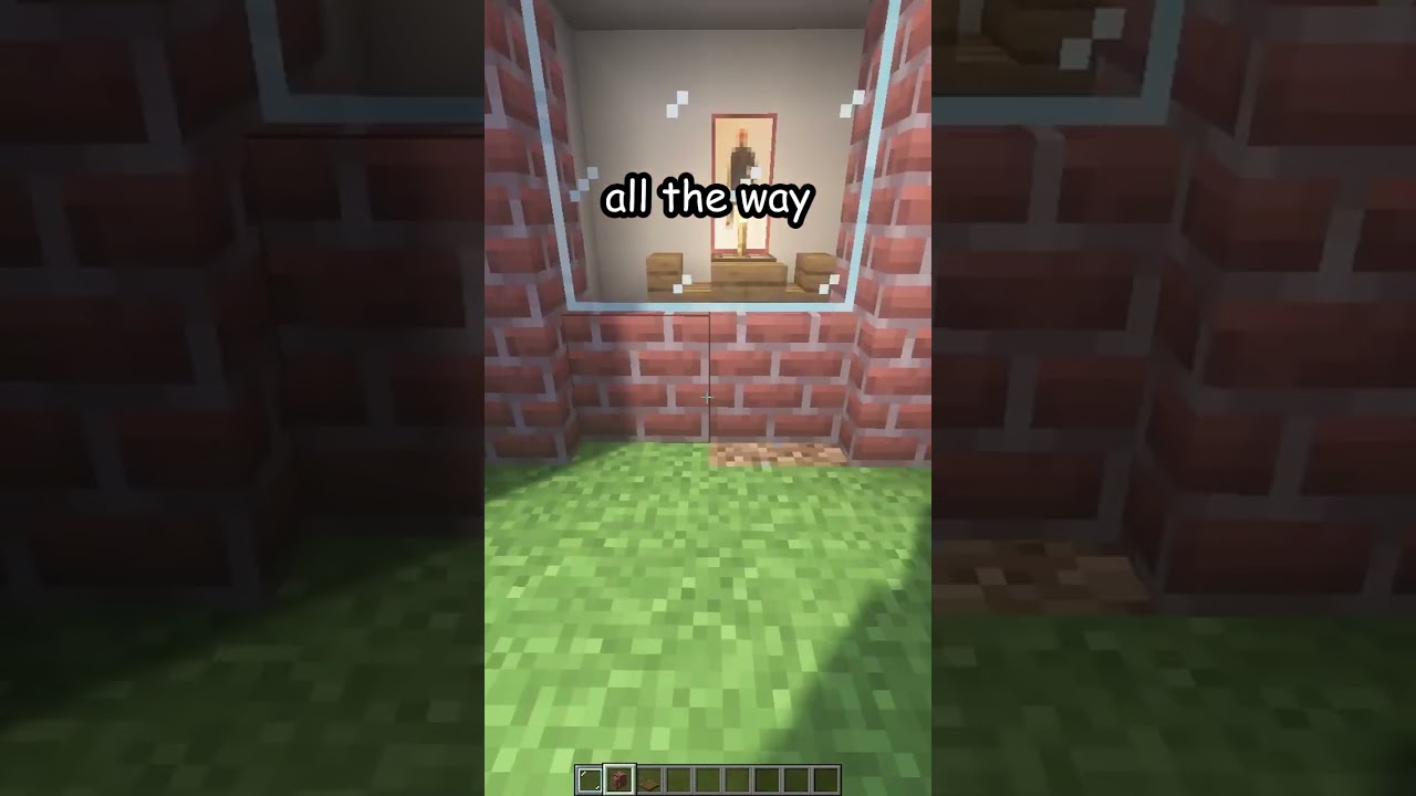 Лучший способ построить окно в Minecraft😮