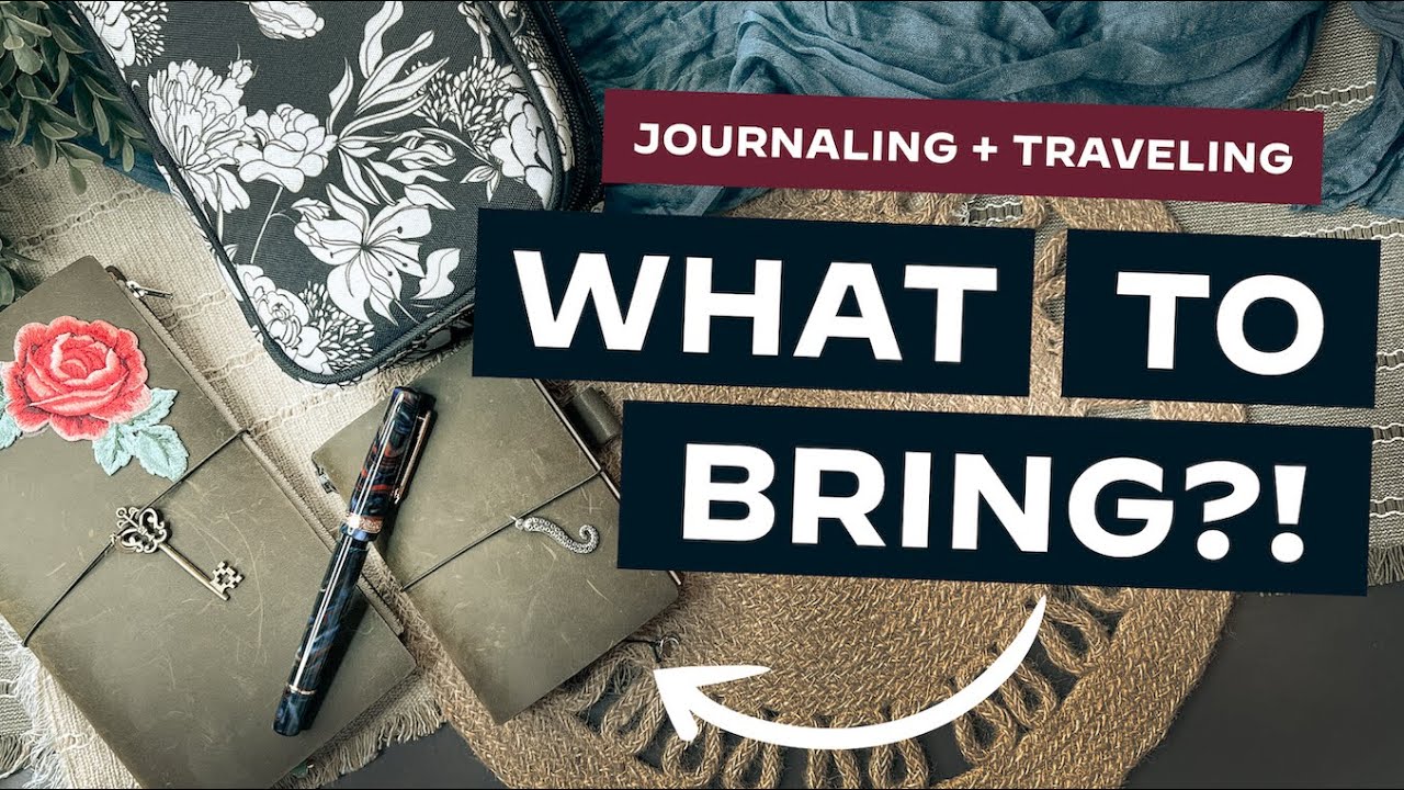 What’s in my Bag? Journal Setup & Supplies for 3 weeks in Europe ✈️