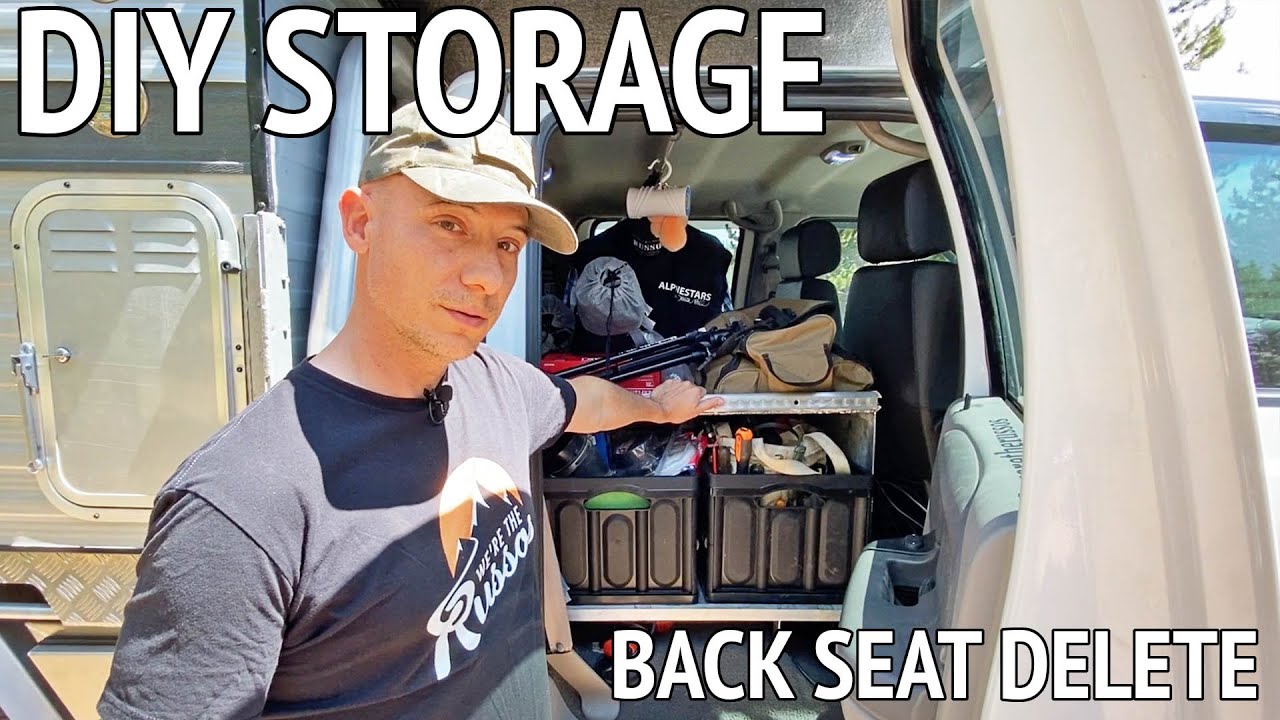 Truck Rear Seat Delete & Build | Overland Truck Camper Life