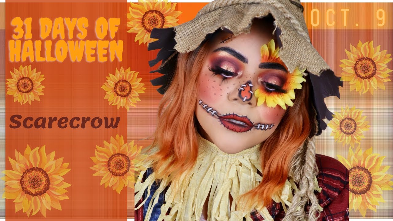 31 DAYS OF HALLOWEEN 2020 | Scarecrow Makeup Look / Tutorial
