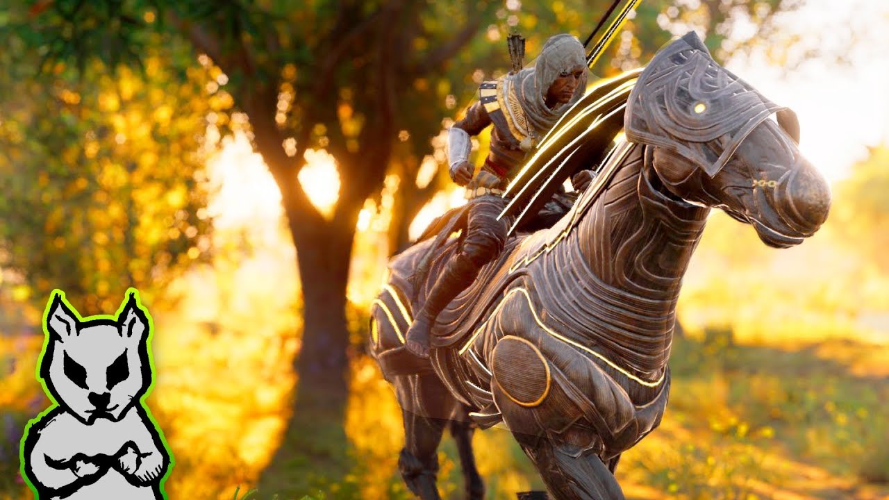 THE ROBOT HORSE in Assassin's Creed Origins!