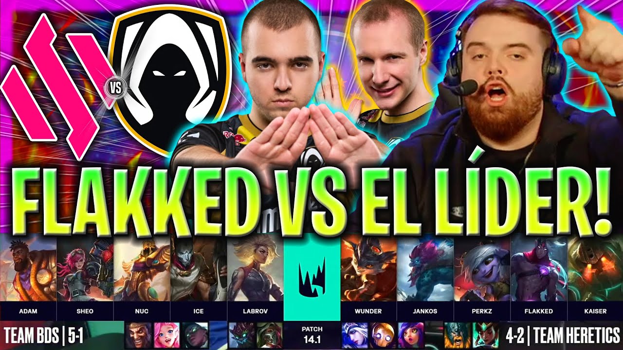 IBAI CASTEA AL HERETICS DE FLAKKED! - BDS vs TH LEC INVIERNO 2024 ESPAÑOL LVP