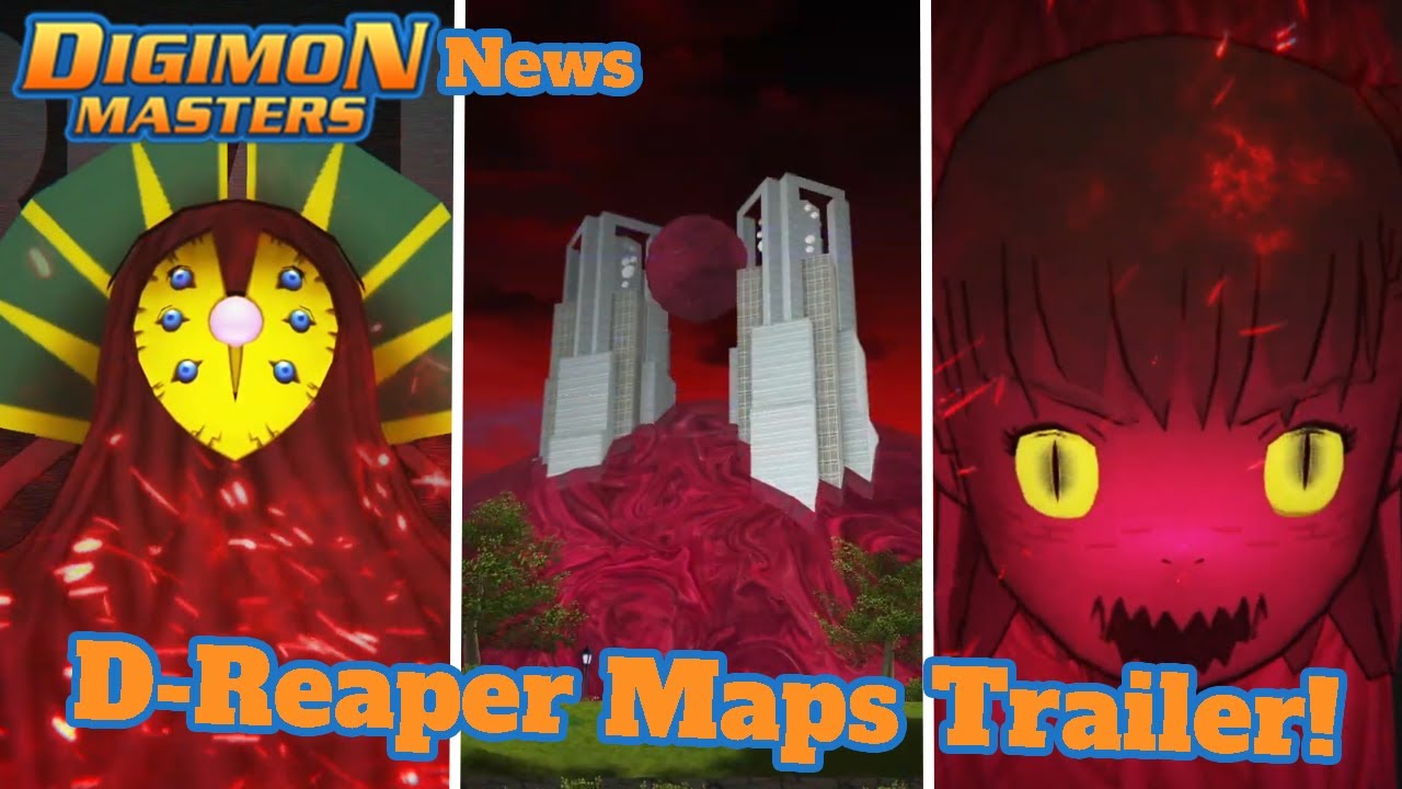 DMO News : D-Reaper Shinjuku Maps Trailer! Tamer's Final Arc! - Digimon Masters Online NADMO/KDMO