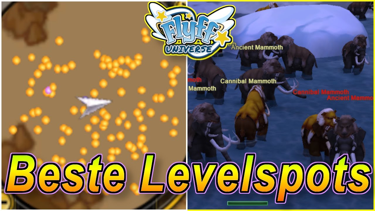 Die besten Levelspots in Flyff Universe!