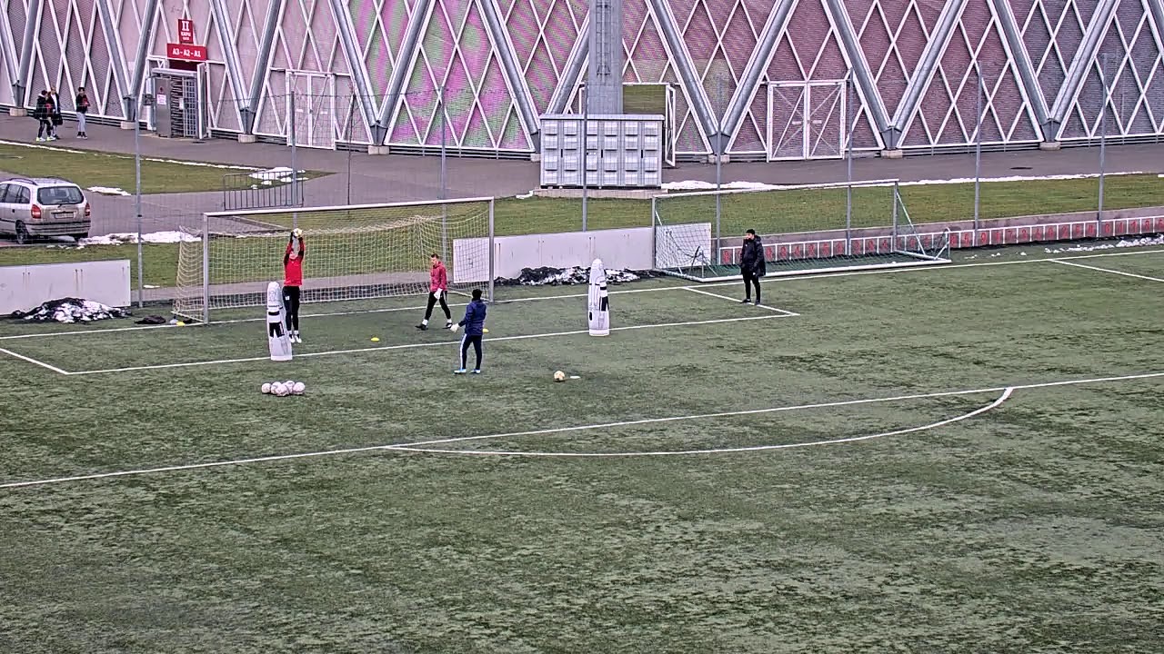 Kapusedzés,Kisvárda FC. Petranics Szergej, Odincov Artem és Perehánec Zden. 2021.01.22