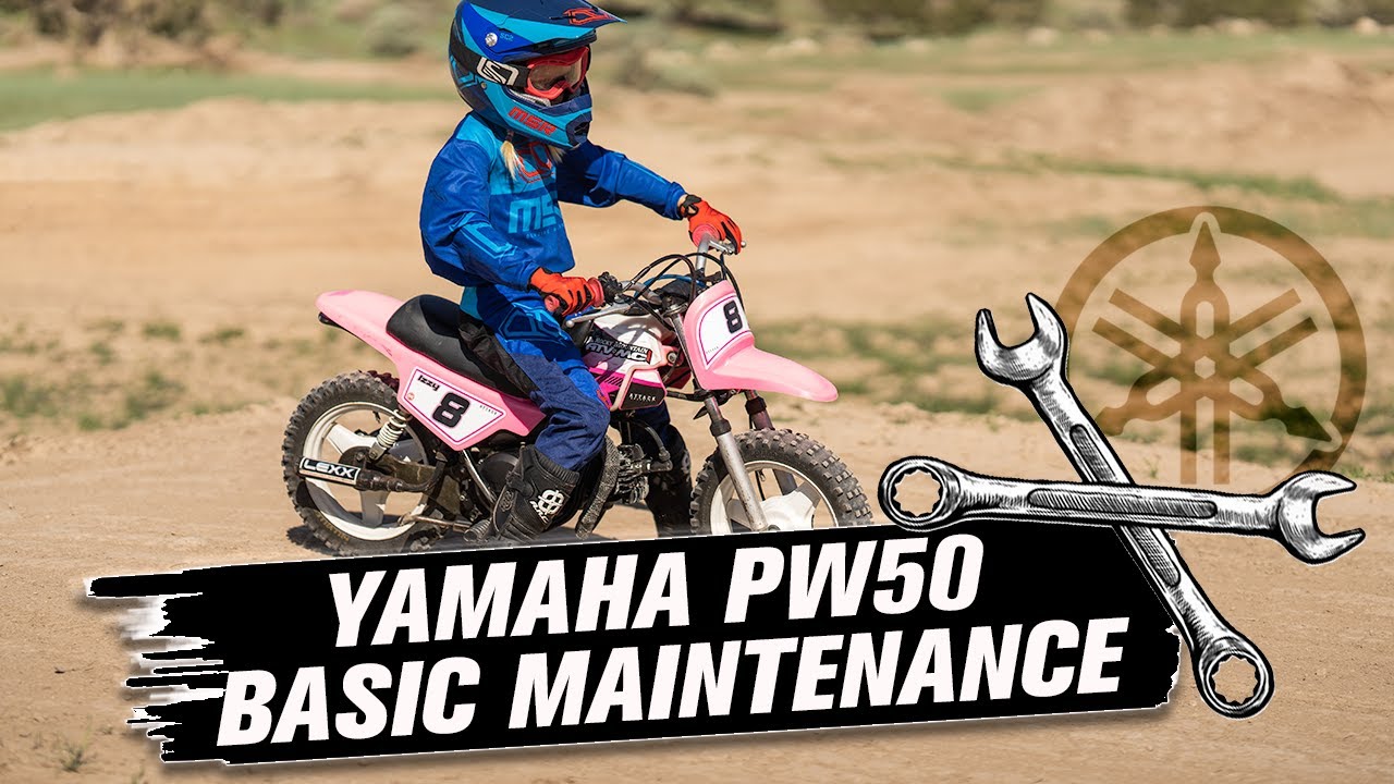 Yamaha PW50 — полное руководство по базовому обслуживанию