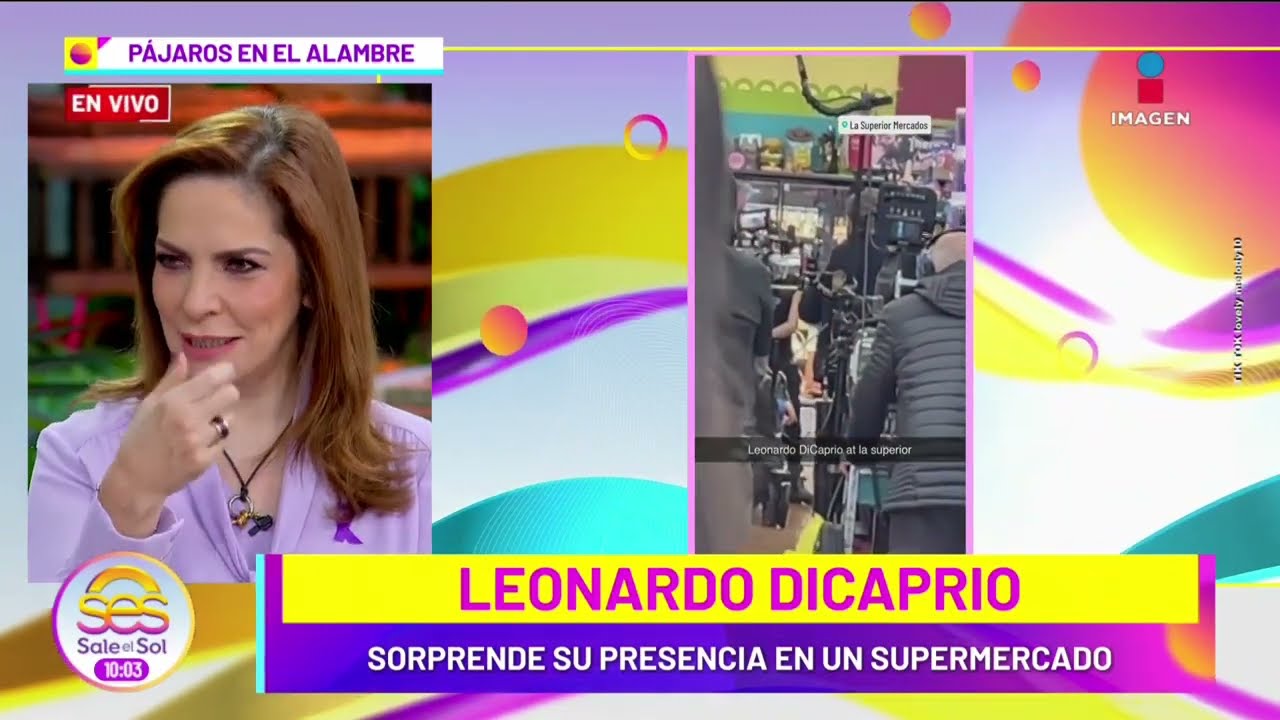Leonardo Di Caprio CAPTADO comprando tortillas en la tienda | Sale el Sol