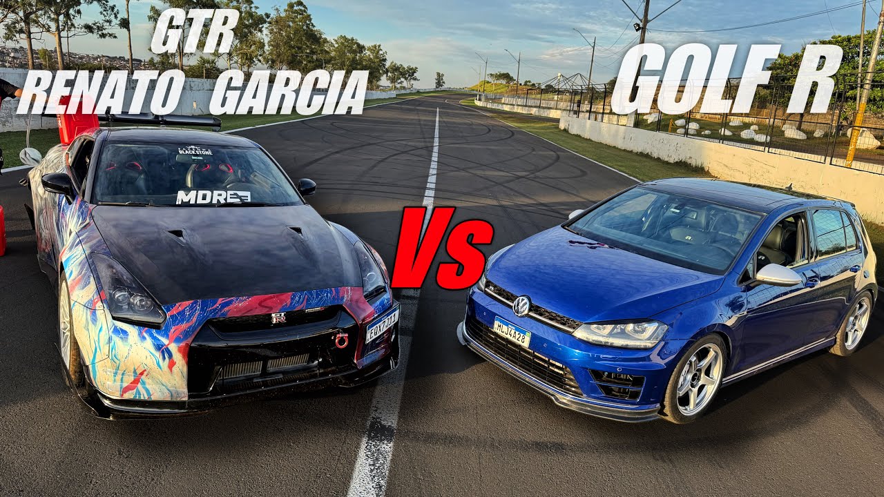 GTR 800CV DO RENATO GARCIA vs MEU GOLF R !