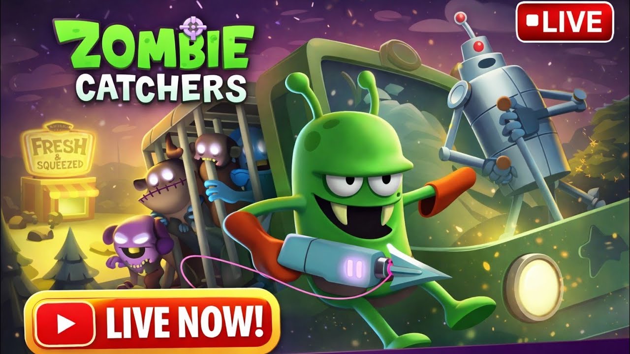 👉 Zombie Catchers Live | Can I Catch All Zombies? 😈