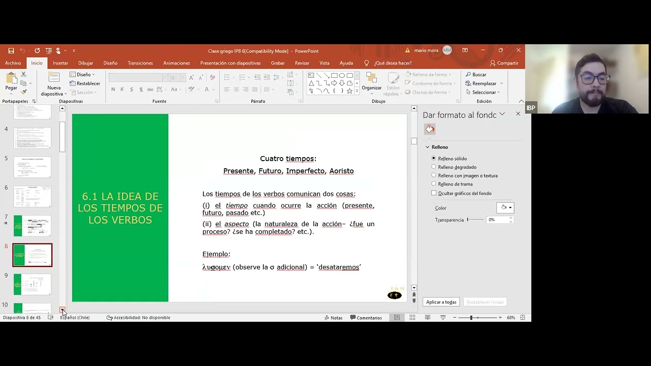Clase 8 Introducción al Griego Bíblico