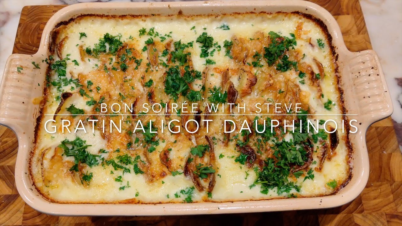 French Fusion Mashed Potato Fantasy: Aligotin Dauphinois - Where Cream Meets Crisp! OMG! Shocking