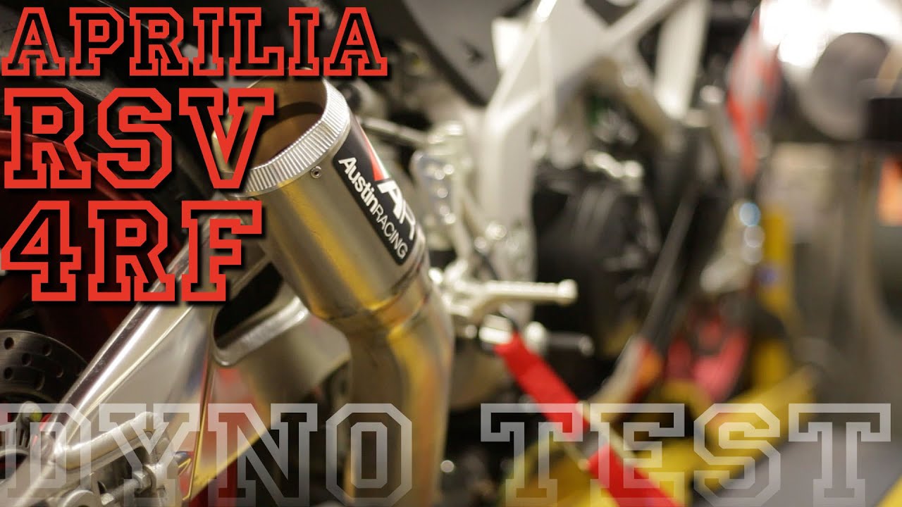 2015 Aprilia RSV4 RF – dyno power run – Austin Racing GP1R