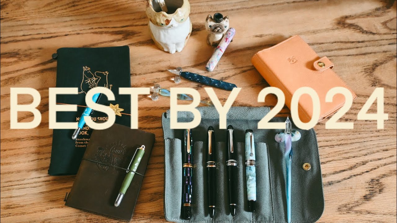 BEST BY 2024 文具♡手帳・万年筆・ガラスペン♡今年買ったお気に入りたちの紹介！トラベラーズノート♡