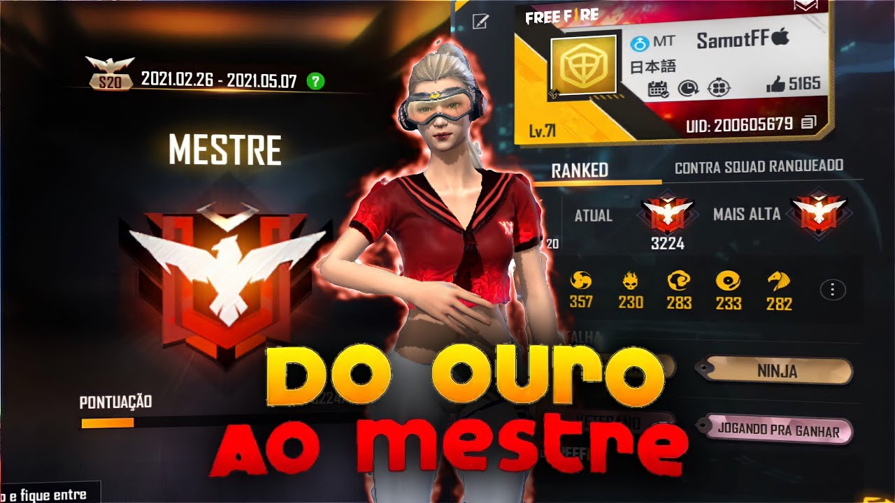 DO OURO AO MESTRE SOLO EM 2 DIAS SEM DOBRO DE PONTOS ! Temporada 20 // HIGHLIGHTS iPhone 8 plus ✨