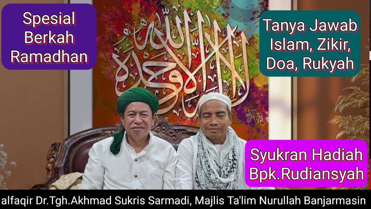 TANYA JAWAB TTG BERISTRI LEBIH DARI SATU, SOLAT DI RUMAH NON MISLIM, DLL. SYUKRAN HADIAH RUDIANSYAH