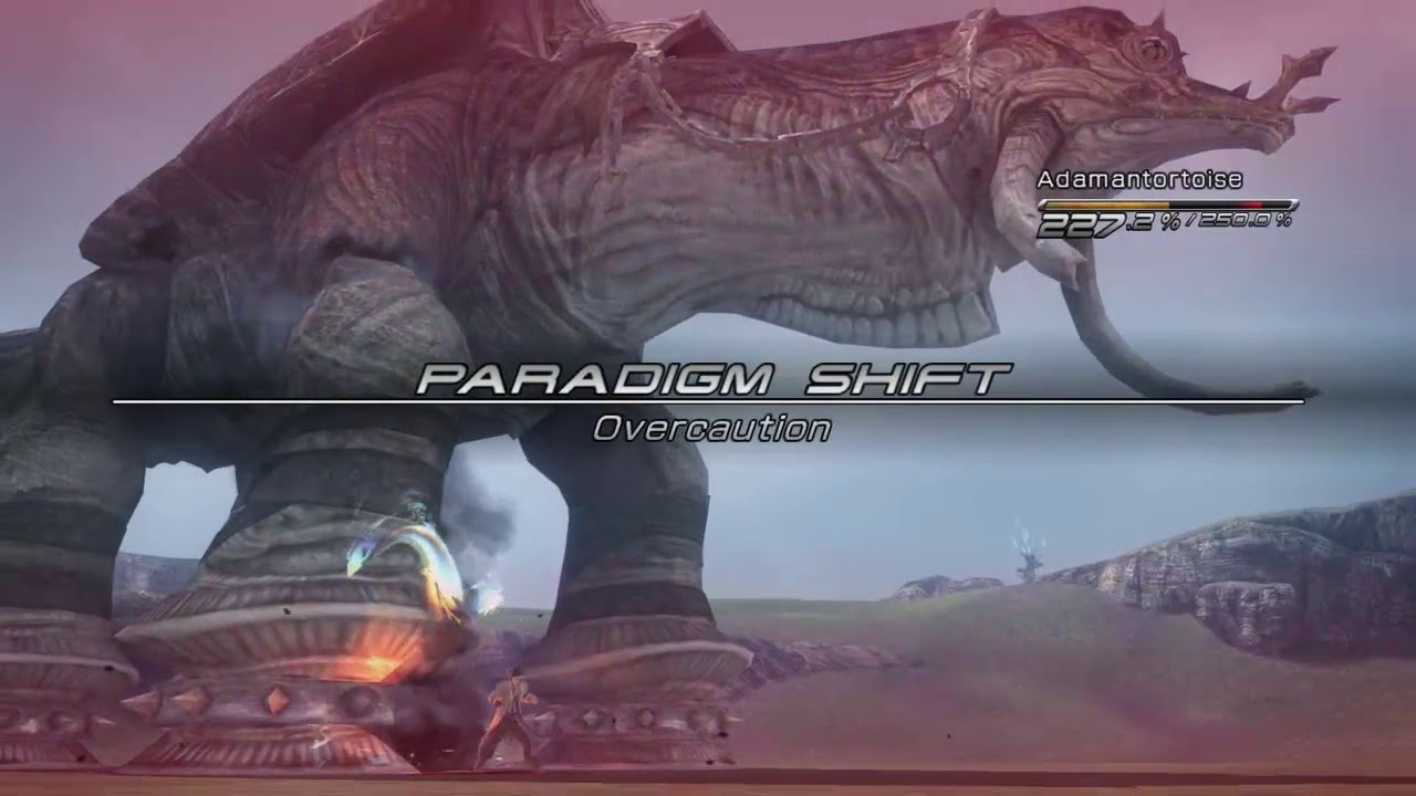 FFXIII - Solo Snow vs Adamantortoise (Stage 9, no Elixir/Genji Glove, 5 Stars)