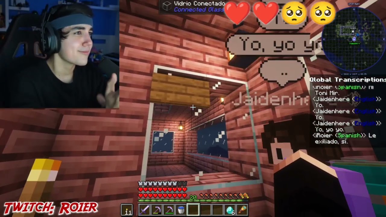 Jaiden lee un cuento en español a Bobby ❤️❤️🥺 - Bobby trata diferente a Jaiden que a Roier 😂😂- QSMP