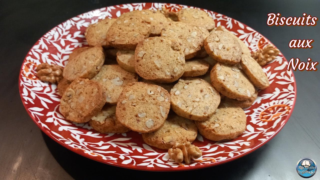 Recette facile des BISCUITS croquants aux NOIX 👌❤️😋