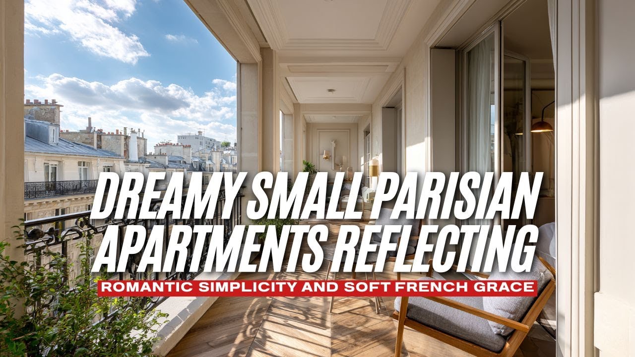 Dreamy Small Parisian Apartments Reflecting Romantic Simplicity and Soft French Grace