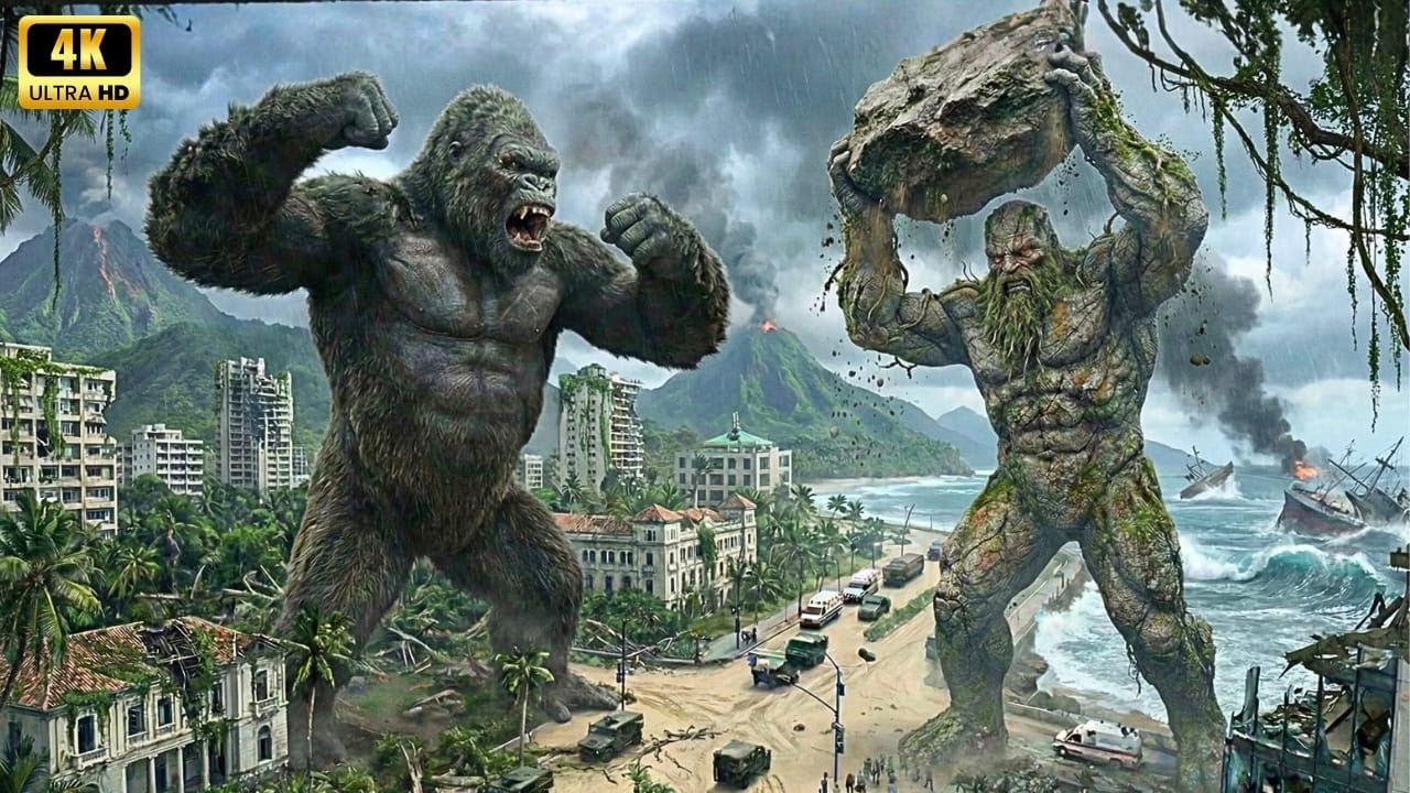 King Kong vs Sea Eater vs Mega Troll | Full Monster Action Movie 4K UHD