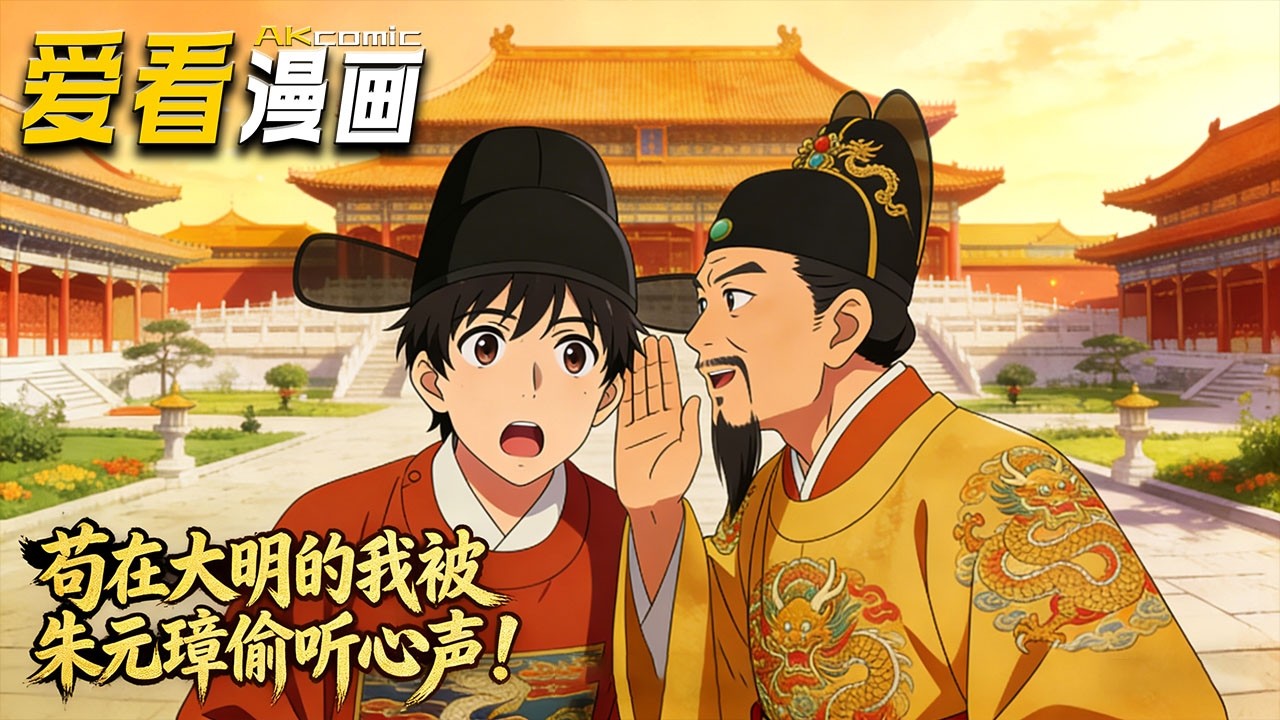 🔥【新番全集来袭】《苟在大明的我被朱元璋偷听心声！》 穿越大明的我只想安稳度日，心声却被朱元璋偷听，爆笑搞事一路躺赢！！！#anime #穿越 #爱看漫画 #搞笑