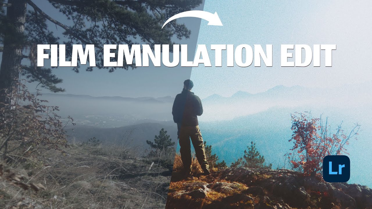 Film emulation edit. Alpine postcard || Lightroom Photo Editing Workflow