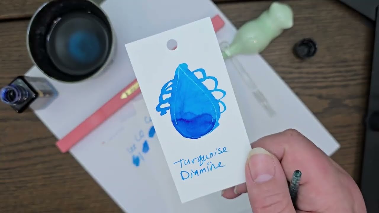 Turquoise Ink Review Diamine Fountain Pen Ink