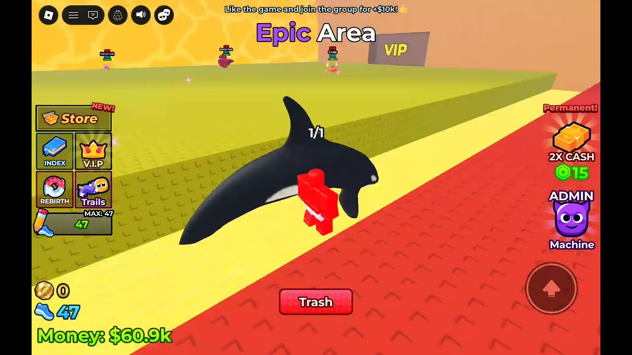 RUNNING TO GET FISH PART 1!!