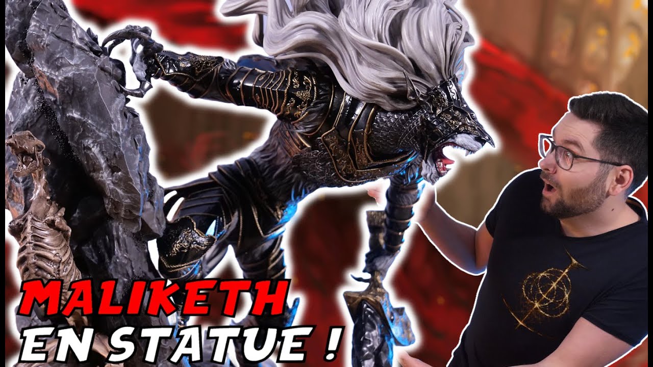 BIG Statue de FOLIE : Maliketh d'ELDEN RING, + de 60CM ! par Sword & Wing