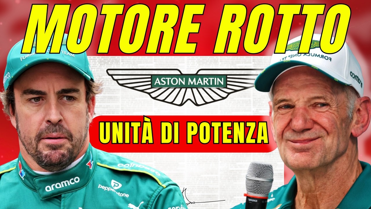 SITUAZIONE SHOCK IN F1: ASTON MARTIN TEME DANNI FISICI AI PILOTI A CAUSA DEL MOTORE HONDA
