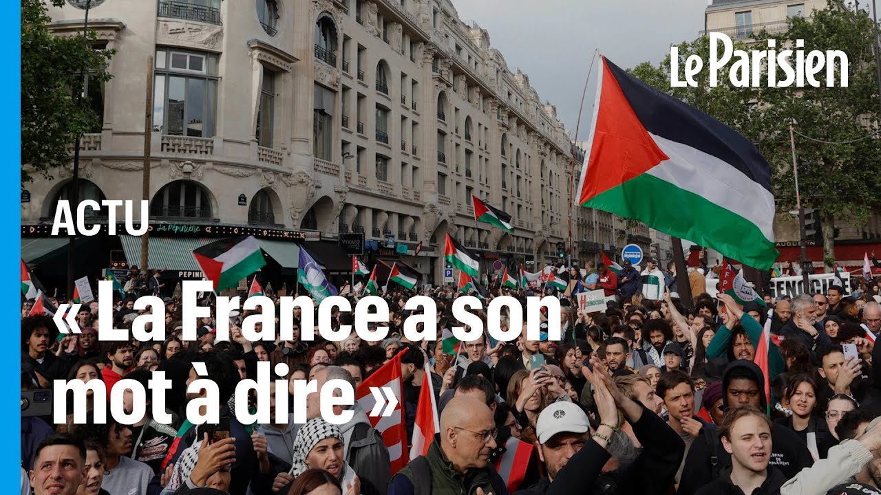 Frappes israéliennes à Rafah : des milliers de personnes rassemblées à Paris en soutien à Gaza