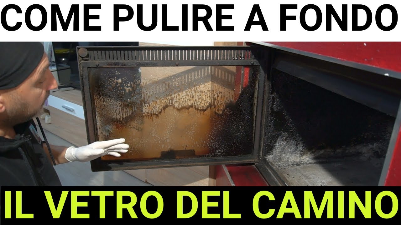 Come pulire a fondo il VETRO del CAMINO. GUIDA COMPLETA!