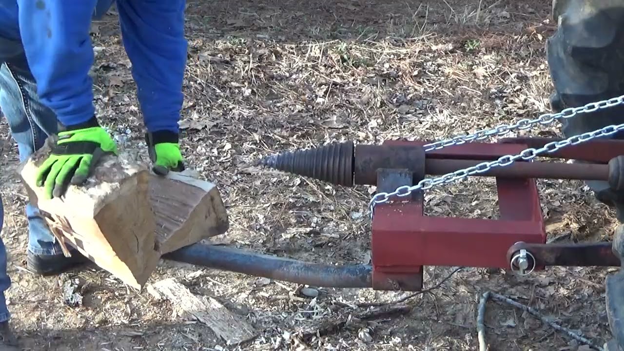 PTO Driven Screw Type Log Splitter