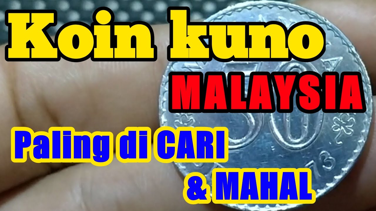 Uang koin kuno malaysia 50 sen 1973||duit syiling malaysia termahal