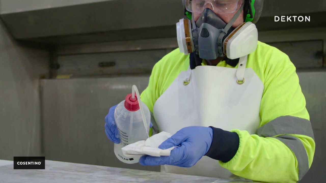 Cómo realizar juntas y pegar copete con Dekton - ES