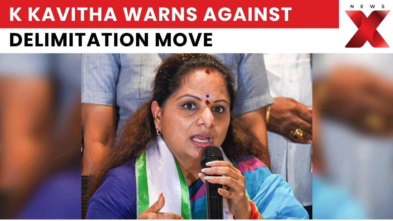 Big Warning! K Kavitha Threatens Massive Movement Over Delimitation | NewsX