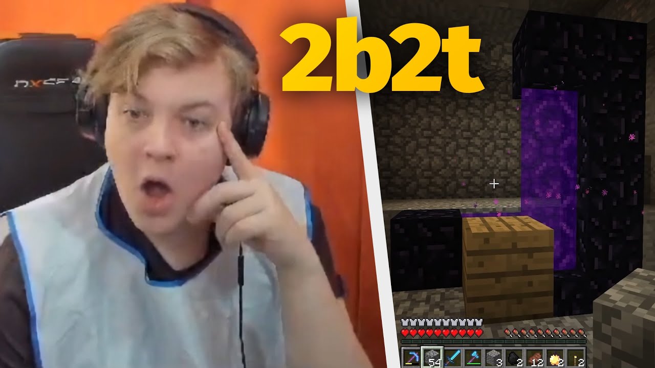 ЭТОТ ПОРТАЛ - ЛУЧШАЯ ЛОВУШКА НА 2B2T - РЕАКЦИЯ ПЯТЁРКИ